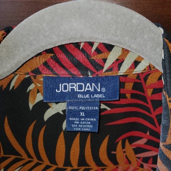 JORDAN BLUE LABEL 2 PC Blouse/Pleated Tank Multi-color Wms XL - Picture 6 of 6